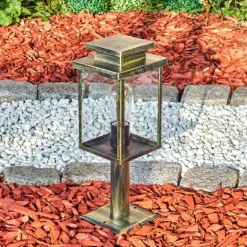 Tieva Borne lumineuse, Eclairage de chemin Brun, Or, 1 lumière