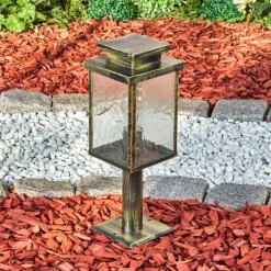 Tieva Borne lumineuse, Eclairage de chemin Brun, Or, 1 lumière