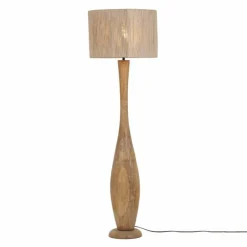 TOBA Lampadaire Luminaires Trio Bois clair, 1 lumière