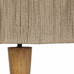 TOBA Lampadaire Luminaires Trio Bois clair, 1 lumière
