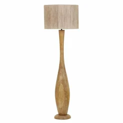TOBA Lampadaire Luminaires Trio Bois clair, 1 lumière