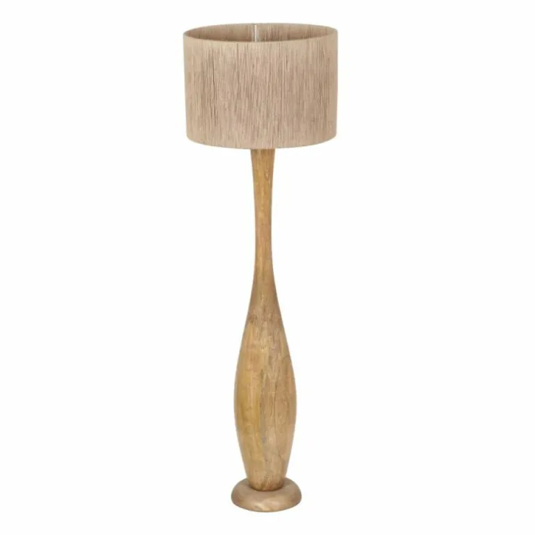 TOBA Lampadaire Luminaires Trio Bois clair, 1 lumière