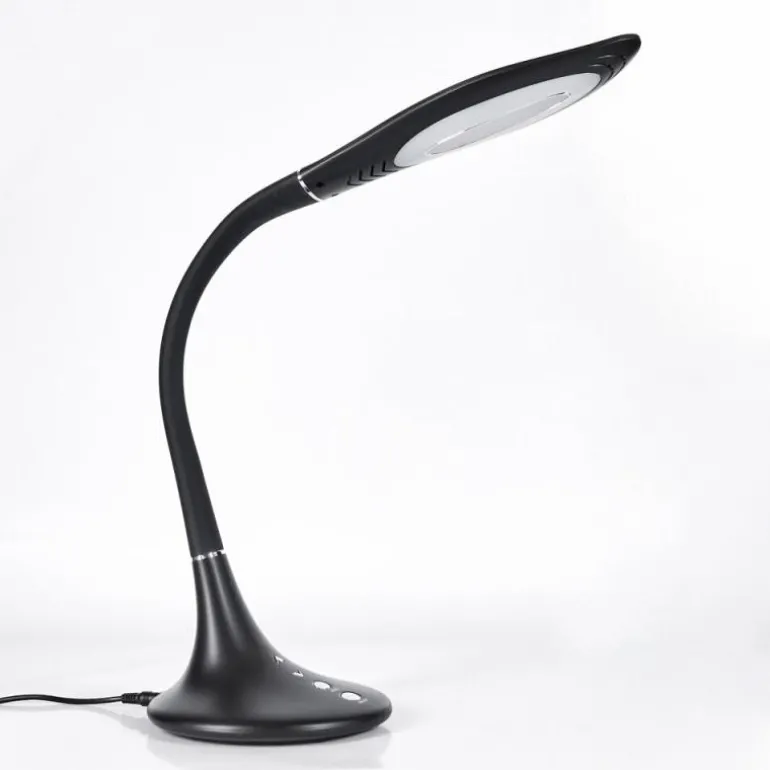 Toggerbo Lampe de bureau, Lampe à poser, Liseuse LED Noir, 1 lumière