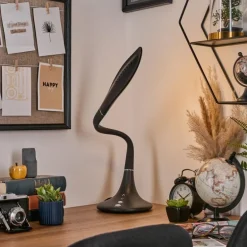 Toggerbo Lampe de bureau, Lampe à poser, Liseuse LED Noir, 1 lumière