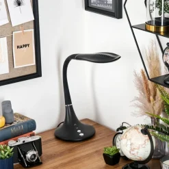 Toggerbo Lampe de bureau, Lampe à poser, Liseuse LED Noir, 1 lumière