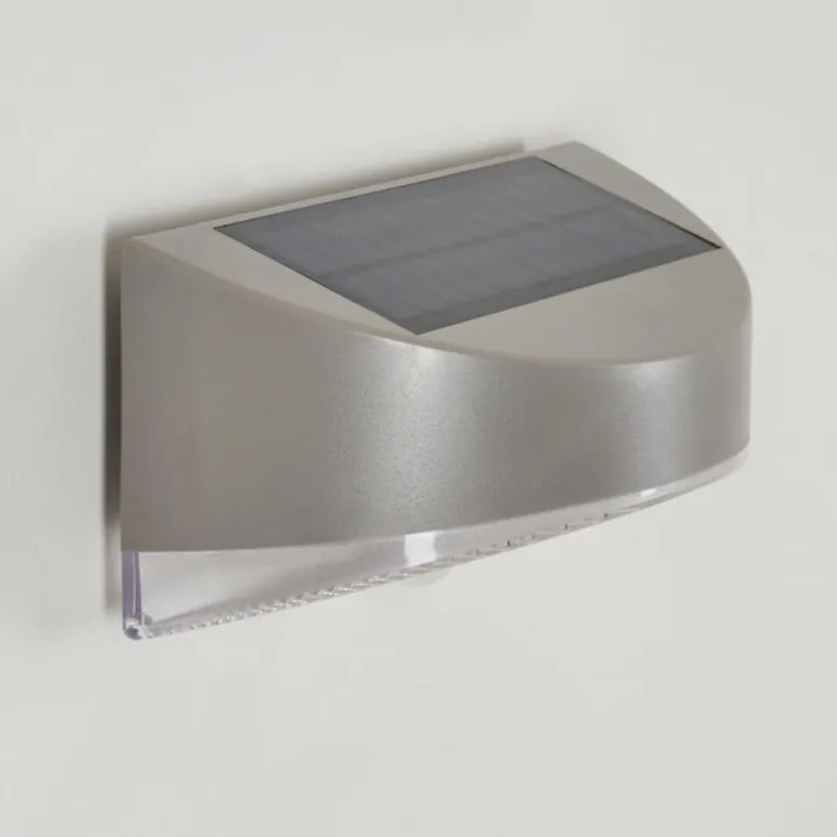 Tolerud Lampe murale d´extérieur LED Gris, Argenté, 1 lumière, Détecteur de mouvement