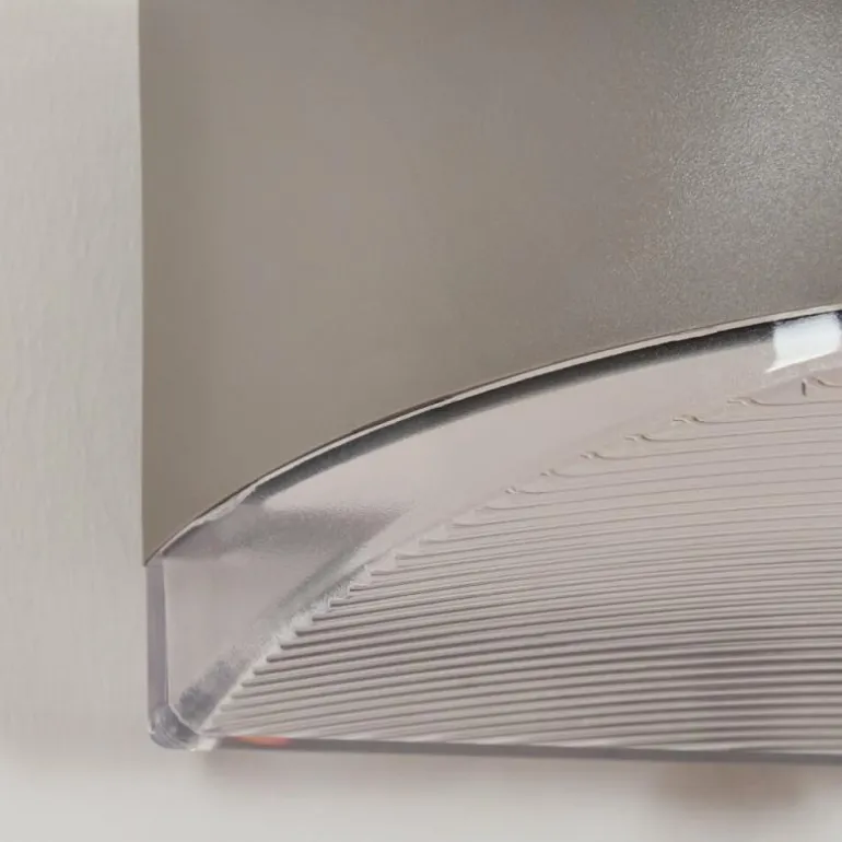 Tolerud Lampe murale d´extérieur LED Gris, Argenté, 1 lumière, Détecteur de mouvement