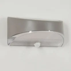 Tolerud Lampe murale d´extérieur LED Gris, Argenté, 1 lumière, Détecteur de mouvement