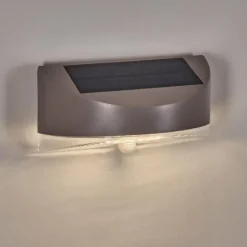 Tolerud Lampe murale d´extérieur LED Gris, Argenté, 1 lumière, Détecteur de mouvement