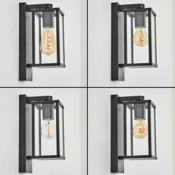 Tourega Lampe murale d´extérieur Noir, 1 lumière