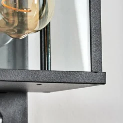 Tourega Lampe murale d´extérieur Noir, 1 lumière, Détecteur de mouvement