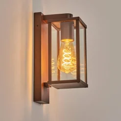 Tourega Lampe murale d´extérieur Rouille, 1 lumière