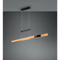 Trajan Suspension Luminaires Trio LED Noir, 1 lumière