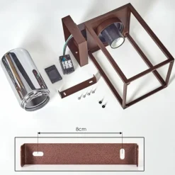 Trancozelos Lampe murale d´extérieur Rouille, 1 lumière