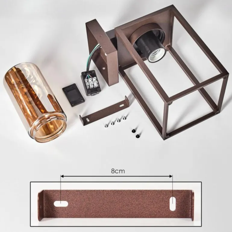 Trancozelos Lampe murale d´extérieur Rouille, 1 lumière