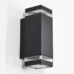 Travassos Lampe murale d´extérieur, Luminaire Up & Down Noir, 2 lumières