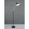 Traveller Lampadaire Luminaires Trio Noir doré, 1 lumière