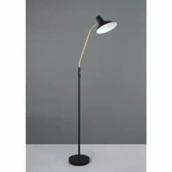 Traveller Lampadaire Luminaires Trio Noir doré, 1 lumière