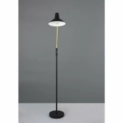 Traveller Lampadaire Luminaires Trio Noir doré, 1 lumière