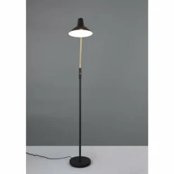 Traveller Lampadaire Luminaires Trio Noir doré, 1 lumière