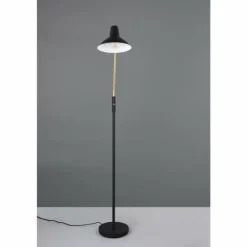Traveller Lampadaire Luminaires Trio Noir doré, 1 lumière
