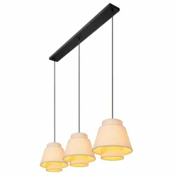 TRIBUTE Suspension Luminaires Lucide Noir, 3 lumières