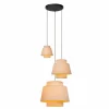 TRIBUTE Suspension Luminaires Lucide Noir, 3 lumières