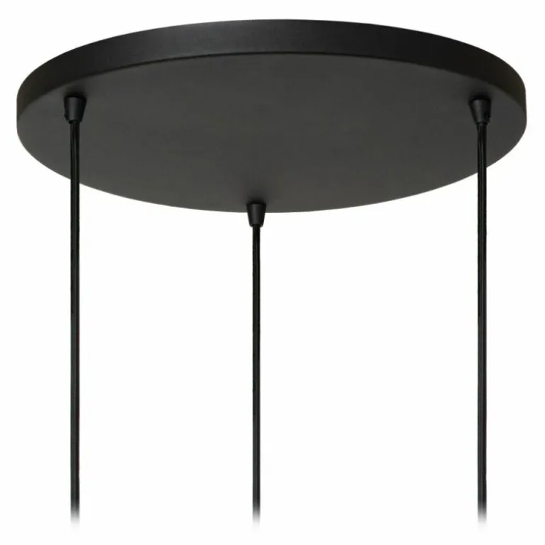 TRIBUTE Suspension Luminaires Lucide Noir, 3 lumières