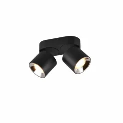 Trio GUAYANA Plafonnier Noir, 2 lumières