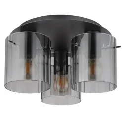 Tulivar Plafonnier Luminaires Globo Lighting Gris, 3 lumières