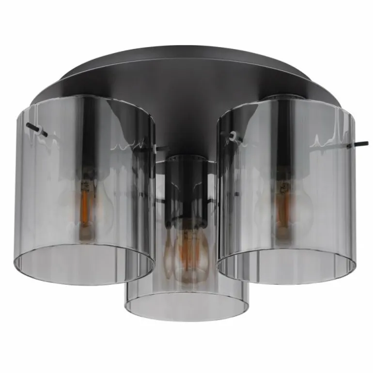 Tulivar Plafonnier Luminaires Globo Lighting Gris, 3 lumières
