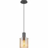 Tulivar Suspension Luminaires Globo Lighting Gris, 1 lumière