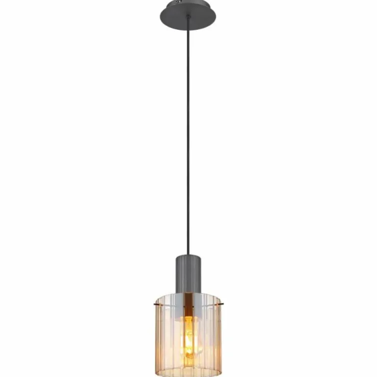 Tulivar Suspension Luminaires Globo Lighting Gris, 1 lumière