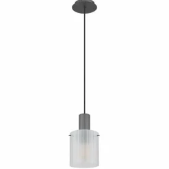 Tulivar Suspension Luminaires Globo Lighting Gris, 1 lumière