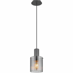 Tulivar Suspension Luminaires Globo Lighting Gris, 1 lumière
