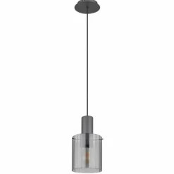 Tulivar Suspension Luminaires Globo Lighting Gris, 1 lumière