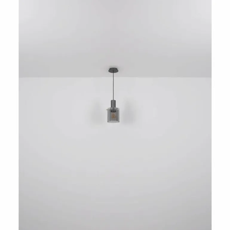 Tulivar Suspension Luminaires Globo Lighting Gris, 1 lumière