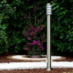 Tunes Eclairage de chemin Acier inoxydable, 1 lumière