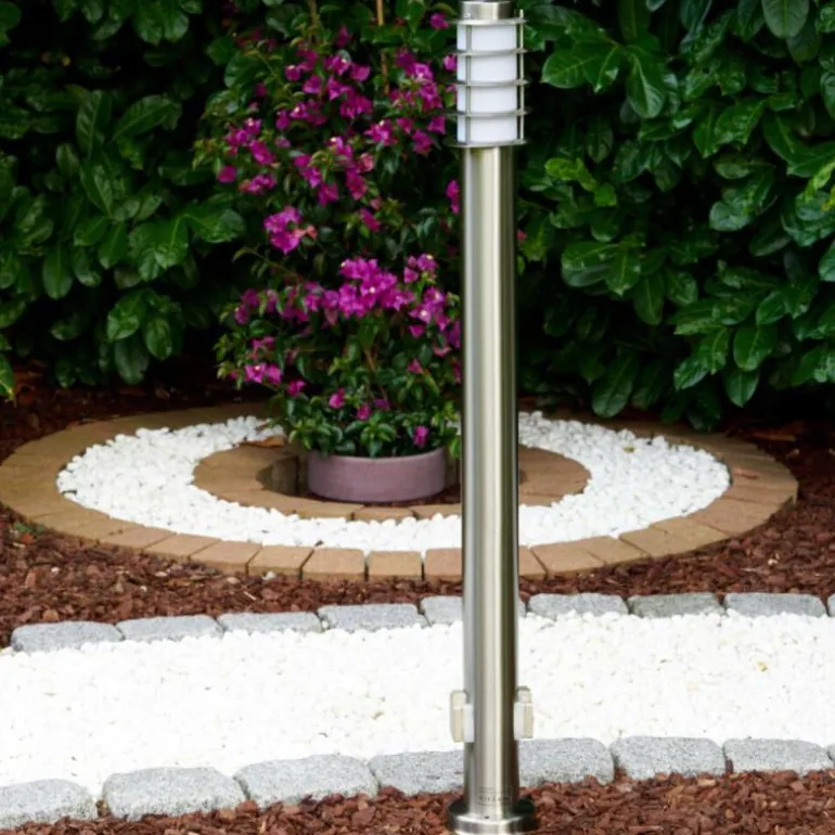 Tunes Eclairage de chemin Acier inoxydable, 1 lumière