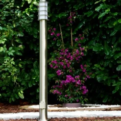 Tunes Lampadaire, Eclairage de chemin Acier inoxydable, 1 lumière