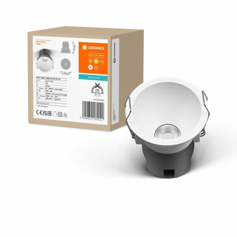 Twist Spot encastrable Luminaires Ledvance LED Blanc, 1 lumière