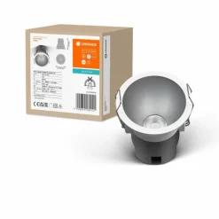 Twist Spot encastrable Luminaires Ledvance LED Argenté, Blanc, 1 lumière