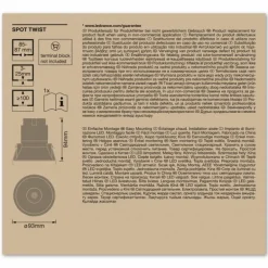 Twist Spot encastrable Luminaires Ledvance LED Noir, Blanc, 1 lumière