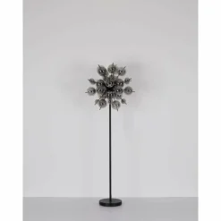 Udo Suspension Luminaires Globo Lighting Noir, 6 lumières