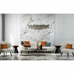 Udo Suspension Luminaires Globo Lighting Noir, 6 lumières