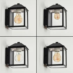 Ugerby Lampe murale d´extérieur Noir, 1 lumière
