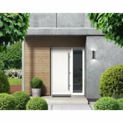 Uhra Luminaire Up & Down, Applique murale Luminaires LCD LED Anthracite, 2 lumières, Détecteur de mouvement