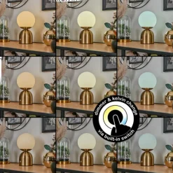 Ulvsbyn Lampe à poser LED Or, 1 lumière