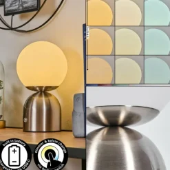 Ulvsbyn Lampe à poser LED Nickel mat, 1 lumière