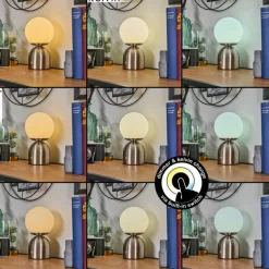 Ulvsbyn Lampe à poser LED Nickel mat, 1 lumière